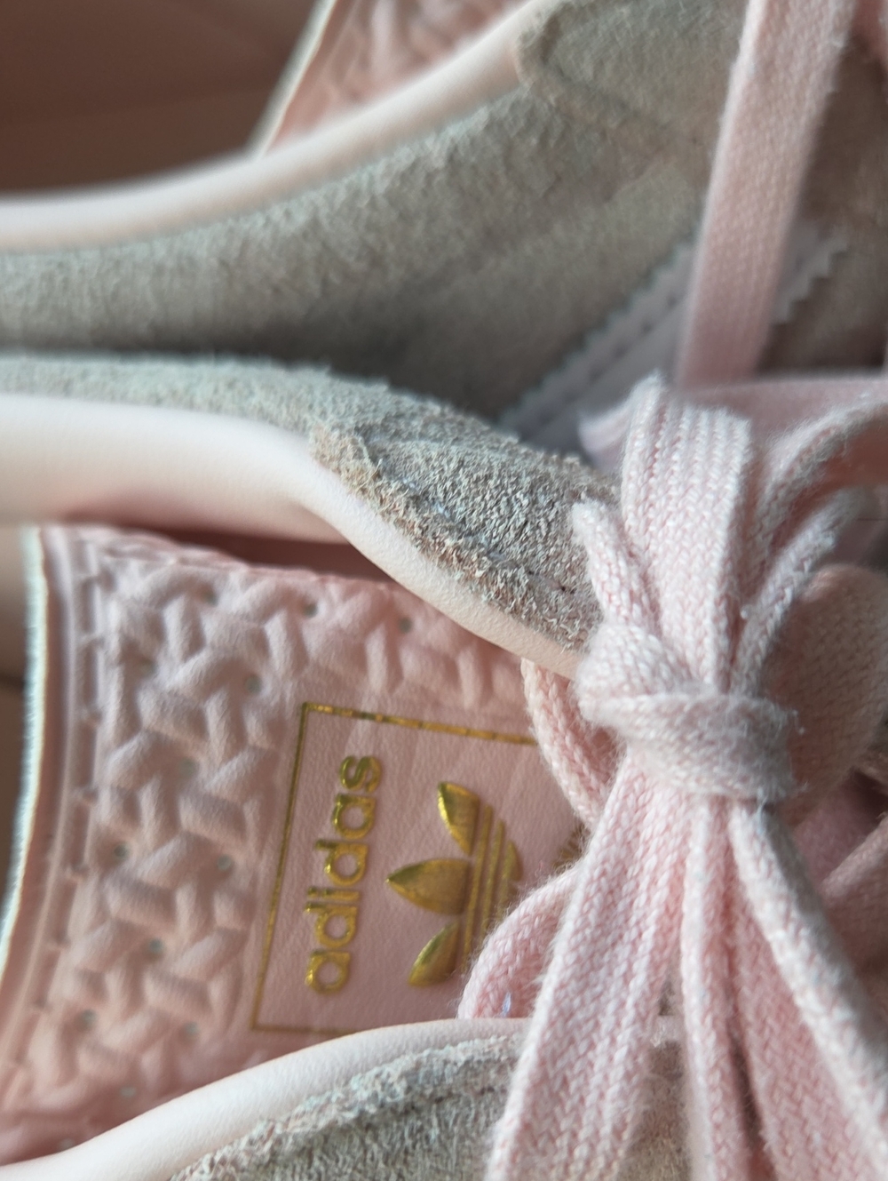 adidas Gazelle Women’s Pink Suede Sneakers - Picture 6 of 11